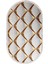 Diji Dekor Halı Gold KY7059 Saçaklı Oval Kaymaz Kesme Ince Yolluk Kilim Salon Halısı Modelleri 2