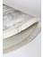 Halı Gri KY7056 Yıkanabilir Saçaklı Oval Kesme Ince Yolluk Kilim Salon Halısı 4