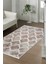 Halı Bej Maça Desenli Yıkanabilir Saçaklı Kesme Ince Yolluk Kilim Salon Halısı Modelleri 1