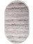 Halı Vizon KY7005 Saçaklı Oval Kaymaz Kesme Ince Yolluk Kilim Salon Halısı Modelleri 2