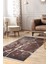 Halı Kahverengi Cool Granit Saçaklı Kesme Ince Yolluk Kilim Salon Halısı Modelleri 1