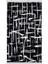 Halı Siyah Cool Tual Yıkanabilir Saçaklı Kesme Ince Yolluk Kilim Salon Halısı Modelleri 2