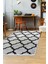 Halı Gri Maça Desenli Yıkanabilir Saçaklı Kesme Ince Yolluk Kilim 1