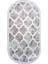 Dijidekor Halı Bej Maça Yıkanabilir Saçaklı Oval Kesme Ince Yolluk Kilim Salon Halısı Modelleri 2