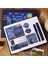 Van Gogh Yıldızlı Geceler Temalı Kutulu Kit • Defter • Kalem • Washi Bant • Ayraç • Sticker (GGK-NB005) 1