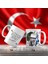 Mavi Gözlü Modern Şapkalı - Mustafa Kemal Atatürk ve Unutulmayan Sözleri -Kupa Bardak 1