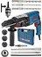 Alman 3000 W Bakir Sargili Kırıcı Delici Hilti Matkap Metal Şanzumanlı + 5 Adet Uç Yedek Mandren Gri 2