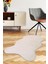 Peluş Halı Açık Vizon Yıkanabilir Şekilli Post Yolluk Kilim 1