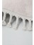 Peluş Halı Açık Vizon Saçaklı Yuvarlak Kesme Post Yolluk Kilim 3