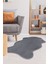 Peluş Halı Koyu Gri Yıkanabilir Şekilli Post Yolluk Kilim 1