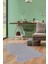 Peluş Halı Açık Gri Yıkanabilir Şekilli Post Yolluk Kilim 1
