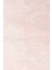 Peluş Halı Pembe Düz Desenli Yıkanabilir Post Yolluk Kilim 3