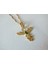 Çelik Gold Simurg Anka Kuşu Kolye 3