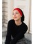 Kırmızı Çapraz Şık Bandana, Saç Bandanası, Saç Bandı Kadın Geniş Bandana Chic Buff 2