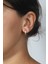 14 Ayar Altın Rosegold Geometrik Küpe 2
