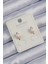 Xuping Rose Renk Zirkon Taşlı Incili Kedi Küpe - TJ-BKP9401 1