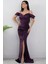 Büzgülü Askılı Saten Elbise 39649 5