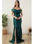 Askılı Pileli Saten Elbise 39423 3