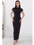 Yarım Kol Basic Elbise 1040-3087 5