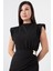Dik Yaka Bel Toka Detaylı Elbise NY4409 2