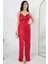 Askılı Yırtmaçlı Pulpayet Elbise 38845 1