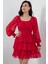 Kat Kat Volanlı Şifon Elbise 793-2831 2