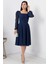 Kare Yaka Şifon Elbise DNS1302 3