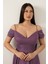 Beli Pileli Askılı Tül Elbise 39638 2
