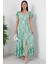 Kare Yaka Gipeli Elbise NY4322 1