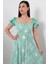 Kare Yaka Gipeli Elbise NY4322 2