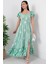 Kare Yaka Gipeli Elbise NY4322 3