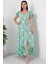 Kare Yaka Gipeli Elbise NY4322 5
