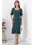 Karpuz Kol Etek Ucu Volanlı Kısa Elbise 13422 1