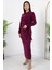 Yandan Bağlamalı Yırtmaçlı Model Elbise DKS1136 5
