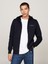 Erkek Marka Logolu Full Fermuarlı Kapüşonlu Günlük Kullanıma Uygun Lacivert Sweatshirt MW0MW37245-DW5 2