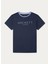 Bisiklet Yaka Lacivert Erkek T-Shirt HM500797 1