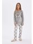 Kız Çocuk Pijama Takımı Looney Tunes Pelüş Uzun Kollu Üst Uzun Alt D1069A824WN 1