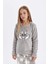 Kız Çocuk Pijama Takımı Looney Tunes Pelüş Uzun Kollu Üst Uzun Alt D1069A824WN 3