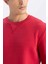 Regular Fit Bisiklet Yaka Kalın Basic Düz Sweatshirt T3777AZ24AU 5