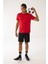DeFactoFit Slim Fit Dar Kesim Sporcu Kısa Paça Skuba Dalgıç Kumaş Şort D0673AX24AU 2