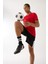 DeFactoFit Slim Fit Dar Kesim Sporcu Kısa Paça Skuba Dalgıç Kumaş Şort D0673AX24AU 3