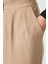 Kadın Boru Paça Regular Dokuma Wide Leg Geniş Paça Yüksek Bel Pantolon 4