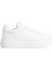 Kadın / Kız Marka Logolu Platform Topuklu Şık Görünüşlü Gündelik Kullanıma Uygun Beyaz Sneaker YW0YW01589-0K4 1