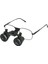 Hiperlupa St355 Ince Çerçeve Cerrahi Loupes Büyüteç Gözlük 3.5x420 Değişken Pupil Mesafeli Siyah 4