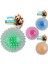 Flash Bouncer Ball Işıklı Şeffaf Plastik Top Köpek Oyuncağı 8 cm 1