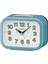 Clocks QHK026L Fosforlu Alarmlı Sessiz Akar Saniyeli Masa Saati 1