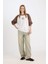 Coool Loose Fit Bisiklet Yaka Baskılı Renk Bloklu Sweatshirt D6669AX24WN 2