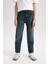 Erkek Çocuk Straight Fit Düz Paça Cepli Jean Pantolon C7237A824CW 4