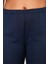 Büyük Beden Kadın Polyester Kare Yaka Askılı Kol Fitilli Askılı Örme Pijama Takımı 4