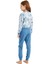 Kız Çocuk Mavi Pijama Takımı 51637 3
